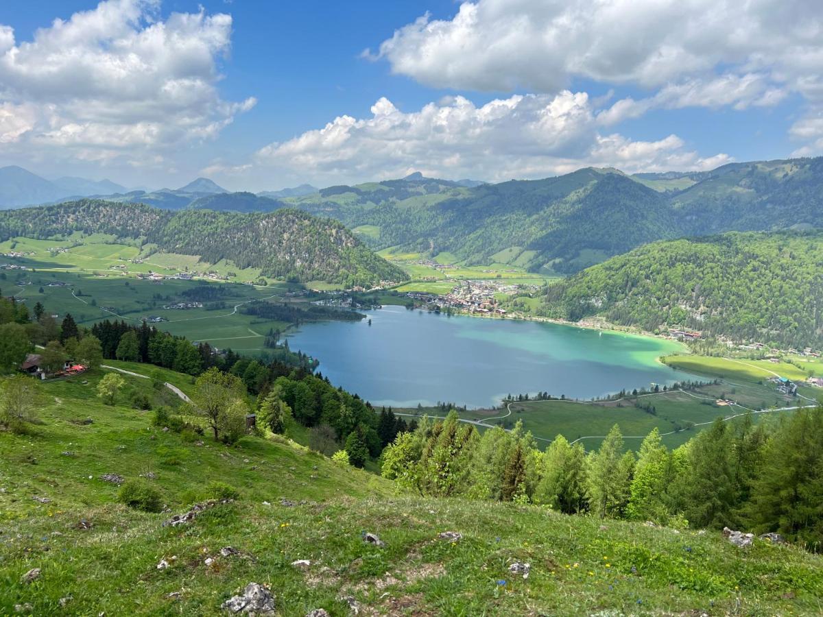 Apartment Liebelei Am See - Traumblick Aufs Kaisergebirge - Nur Ein Katzensprung Zum See Walchsee Exterior foto